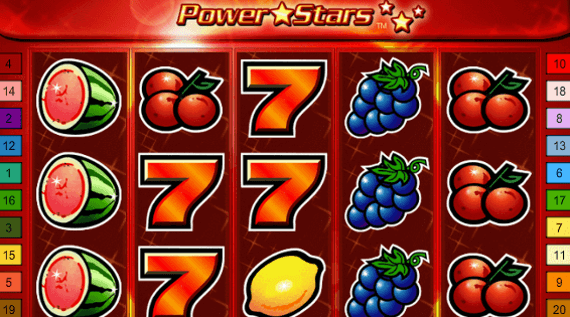 lošimo automatas Power Stars 