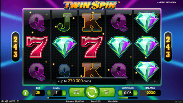 twin spin losimo automatas internetu