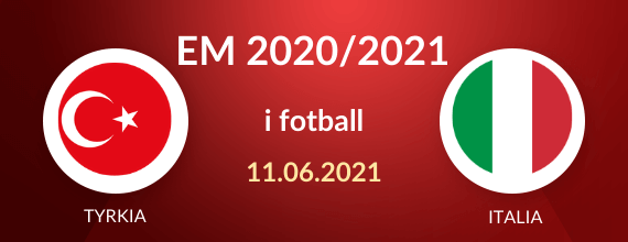 tyrkia - italia fotball em odds fra tipster