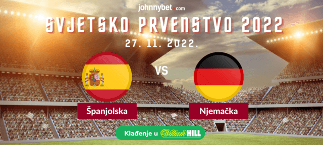 Španjolska - Njemačka kladjenje na pobjednika