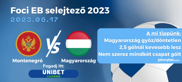 Biztos tippek Montenegró - Magyarország EB selejtező fogadás online