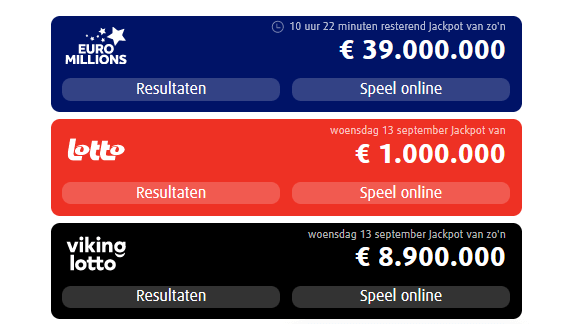 Nationale Loterij Prijzenpot