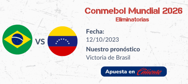 apuestas Brasil vs Venezuela cuotas