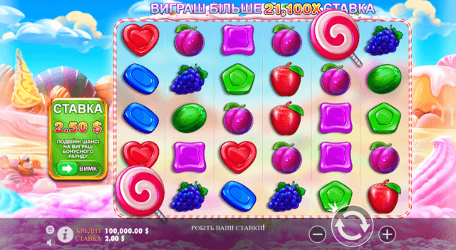 Мелбет Sweet Bonanza грати онлайн