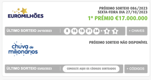 Jogos santa casas euromilhões online