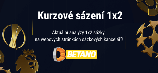 Sázky 1x2 u bookmakerů online