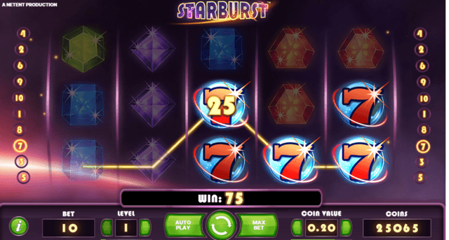 starburst oikealla rahalla