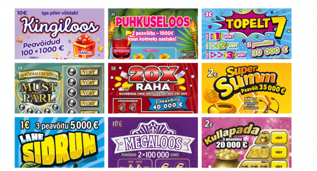 eesti loto kraapekaardid