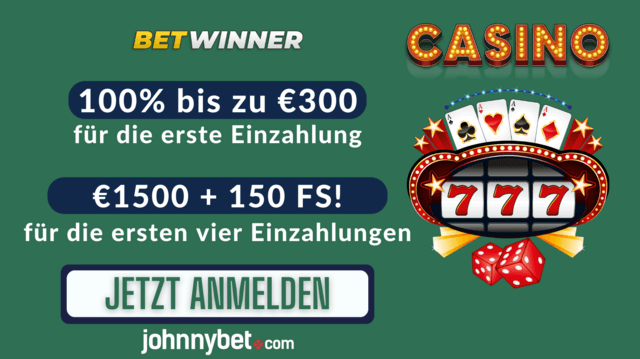 Betwinner Bonus für Casino Spieler