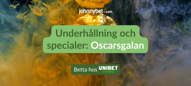 underhallning och specialer oscarsgalan betting