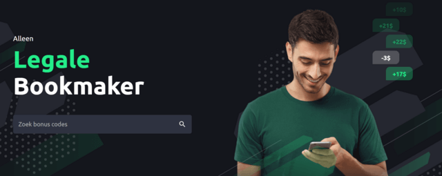 zoek bonus codes legale bookmakers