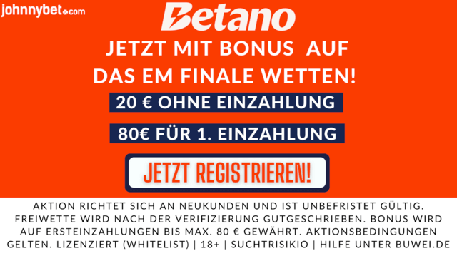 Gratiswette für Spanien - England Wetten