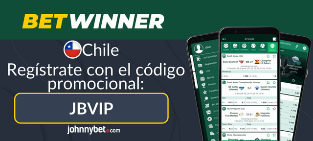 Betwinner Chile aplicación descargar código promocional