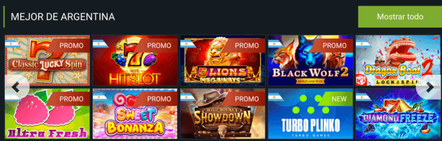 casino promocional 1XBET Argentina 2026