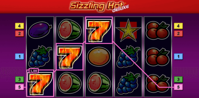 Sizzling hot deluxe slot