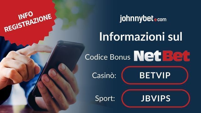 netbet codice bonus registrazione 2026