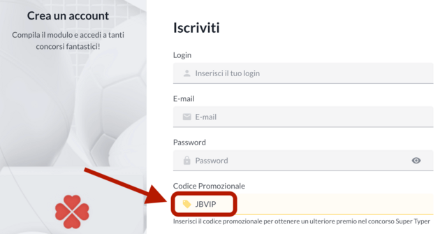registrazione gratis johnnybet