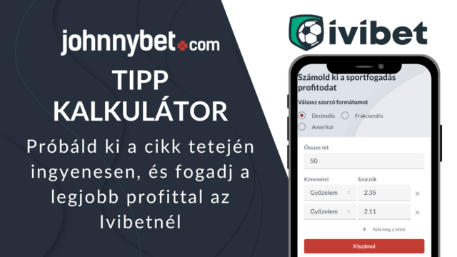 JohnnyBet tipp kalkulátor alkalmazás ingyen fogadás