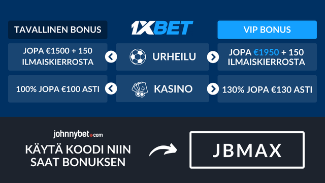 1xbet uniikki bonus