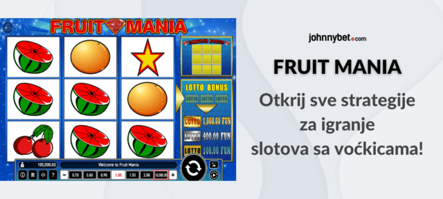 slot voćkice Fruit Mania kako igrati