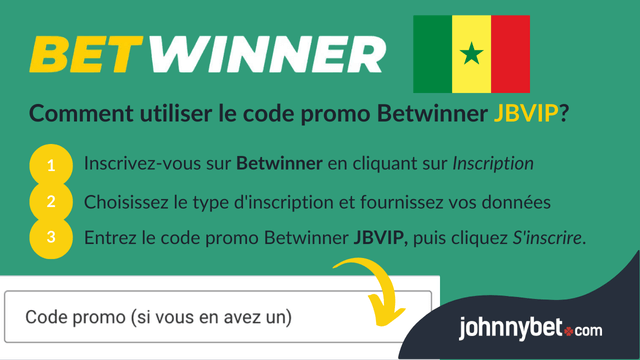 betwinner Sénégal code de bonus promotionnel