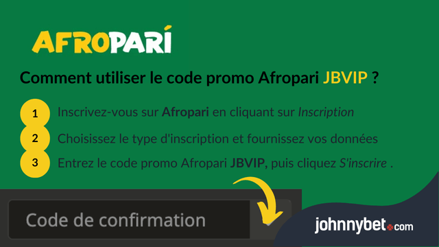 code promo Afropari inscription 2026