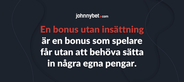 bonus utan insattning definition