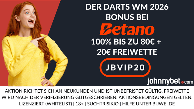 Darts WM 2026 Wetten