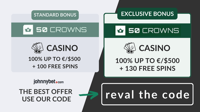 50 crowns bonus code 2026