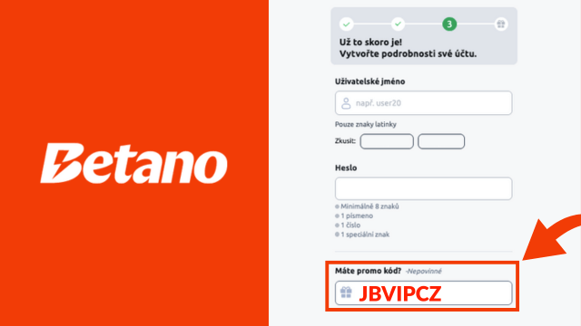Betano promo kód 2026