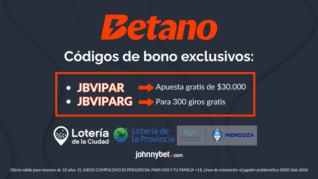código promocional Betano Argentina 2026 autorizado juego responsable