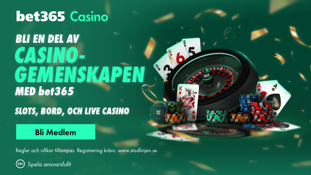 bet365 nätcasinosektion
