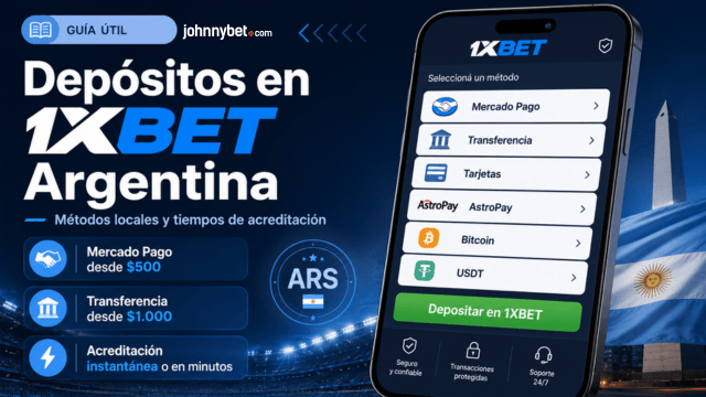 depositar fondos 1xbet argentina