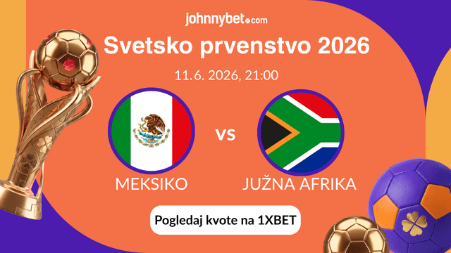 Meksiko - Južna Afrika kladionica
