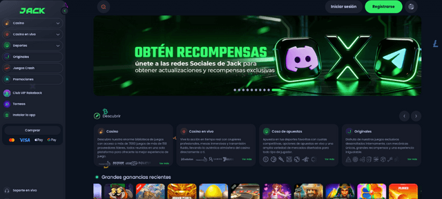 Jack apuestas deportivas y casino