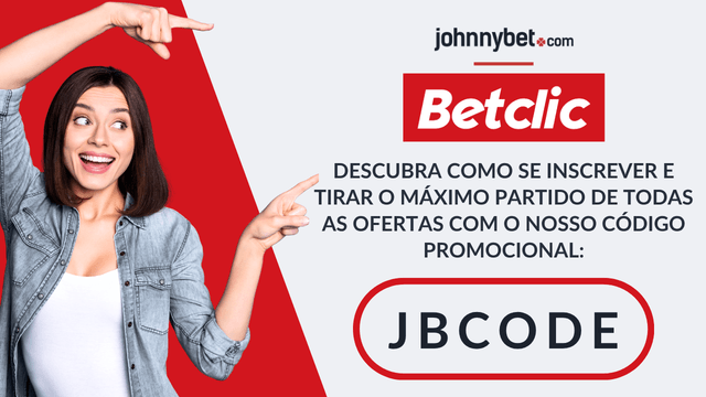 processo de registo Betclic Portugal com o codigo promocional