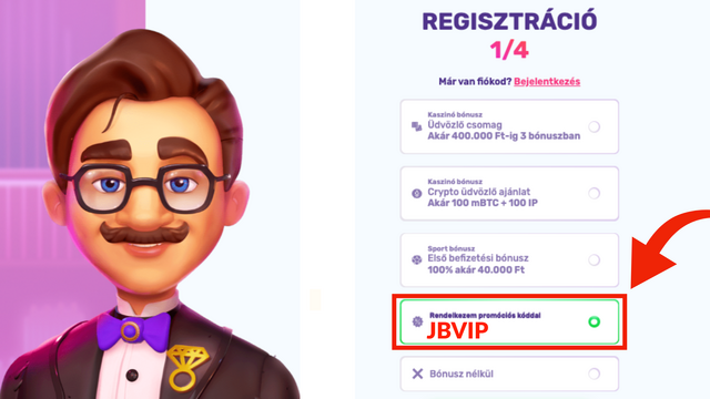 Slots Palace promóciós kód 2026