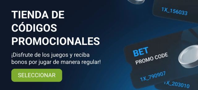 códigos promocionales 1xbet