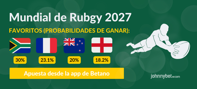 Mundial de Rugby favoritos para ganar