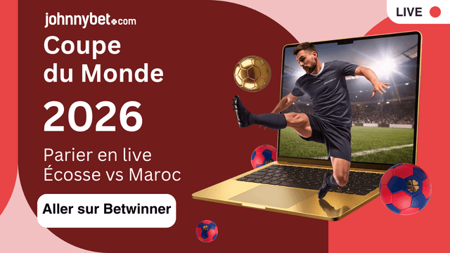 paris sportifs live maroc vs écosse 