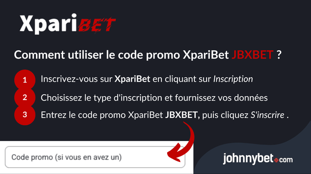 inscription code promo XpariBet