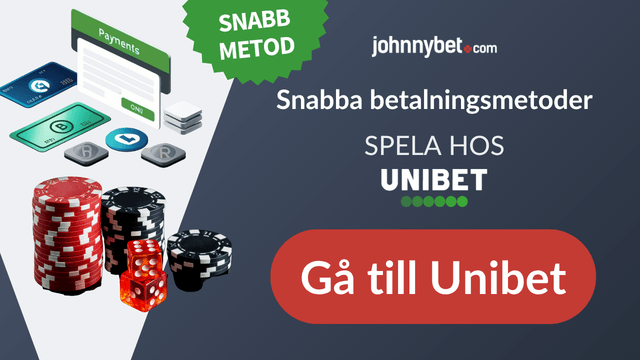 snabba betalningsmetoder hos casinon online i sverige