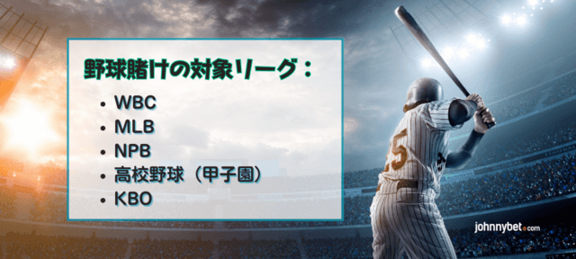 野球リーグ　賭け