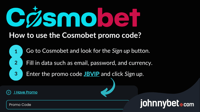 Cosmobet promo code registration