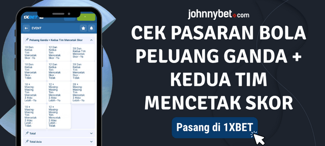 peluang ganda masing-masing tim mencetak skor
