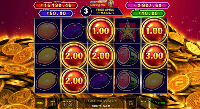 Cash Connection Sizzling Hot bonus