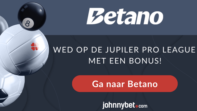 wedden op jupiler pro league met een bonus