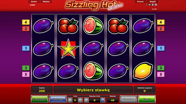 Sizzling Hot deluxe gra z bonusem w Bitstarz Casino