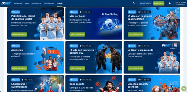 promociones 1xbet peru hoy