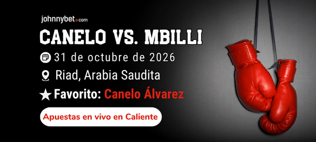 favorito ganador boxeo canelo vs christian mbilli